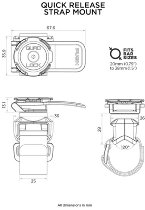 Supporto per cinghia a sgancio rapido QUAD LOCK
