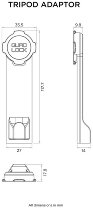 Adattatore per treppiede QUAD LOCK