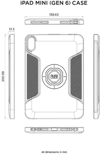 QUAD LOCK Case - iPad Mini 6è génération