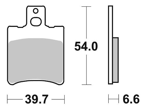 SBS Bremsbelag Carbon Tech