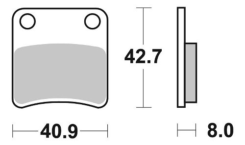 SBS Bremsbelag Street Ceramic