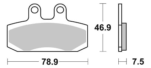 SBS Bremsbelag Street Ceramic