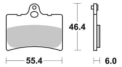 SBS Bremsbelag Street Ceramic