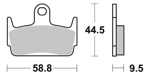 SBS Bremsbelag Carbon Tech