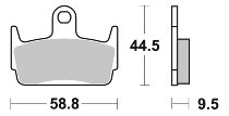 SBS Bremsbelag Street Ceramic