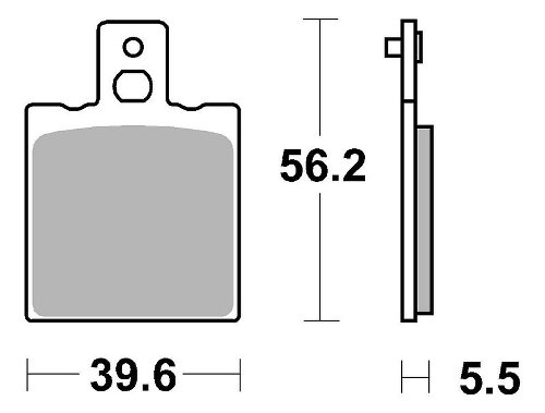 SBS Bremsbelag Street Ceramic