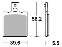 SBS Bremsbelag Street Ceramic