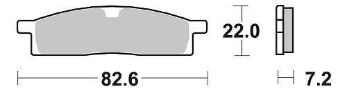 SBS Bremsbelag Street Ceramic