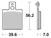 SBS Bremsbelag Carbon Tech