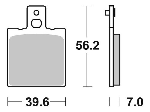 SBS Bremsbelag Street Ceramic