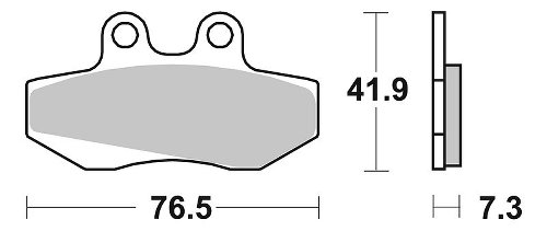 SBS Bremsbelag Carbon Tech