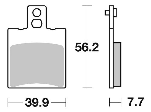 SBS Bremsbelag Carbon Tech