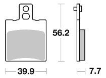 SBS Bremsbelag Carbon Tech