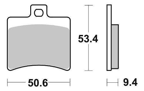 SBS Bremsbelag Carbon Tech