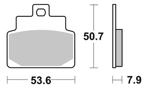 SBS Bremsbelag Carbon Tech