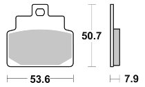 SBS Bremsbelag Carbon Tech