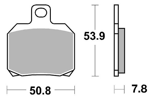 SBS Bremsbelag Carbon Tech