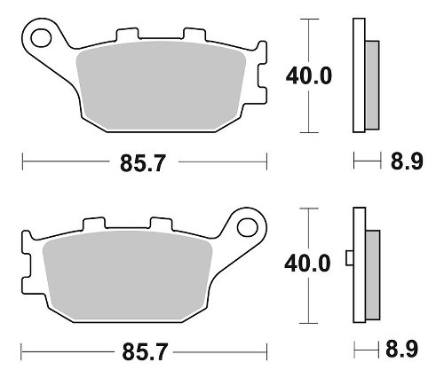 SBS Bremsbelag Street Ceramic