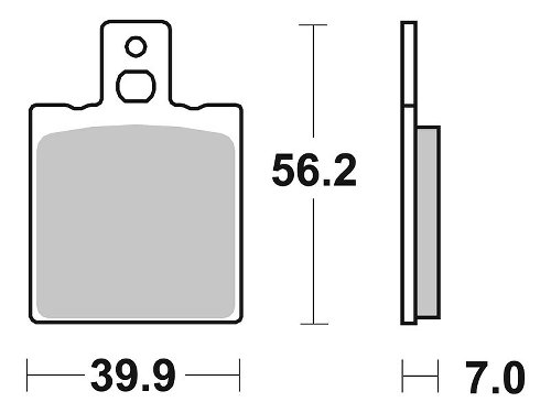 SBS Bremsbelag Street Ceramic