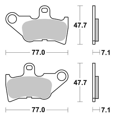 SBS Bremsbelag Street Ceramic