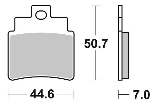 SBS Bremsbelag Carbon Tech