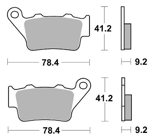 SBS Bremsbelag Street Ceramic