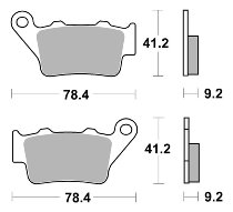 SBS Bremsbelag Street Ceramic