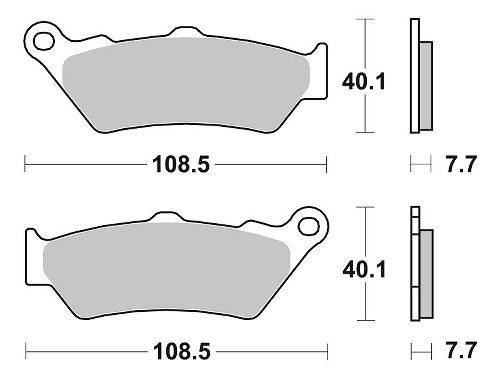 SBS Bremsbelag Street Ceramic