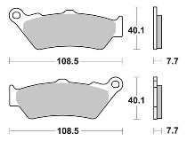 SBS Bremsbelag Street Ceramic