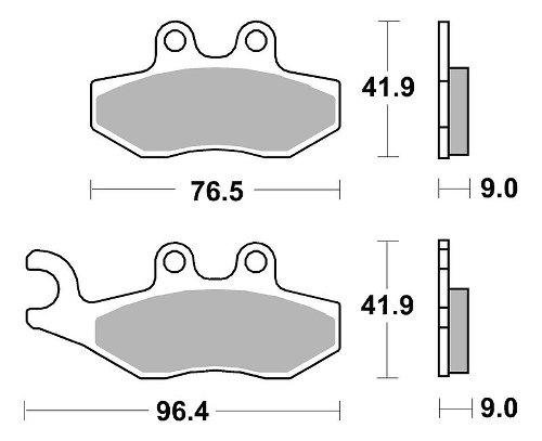 SBS Bremsbelag Carbon Tech