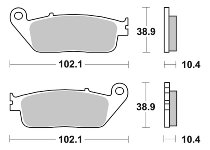 SBS Bremsbelag Carbon Tech