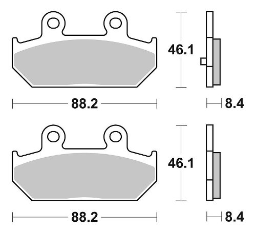 SBS Bremsbelag Maxi Sinter