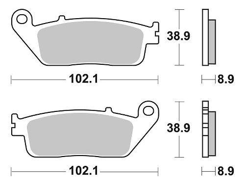 SBS Bremsbelag Maxi Sinter