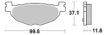 SBS Bremsbelag Carbon Tech