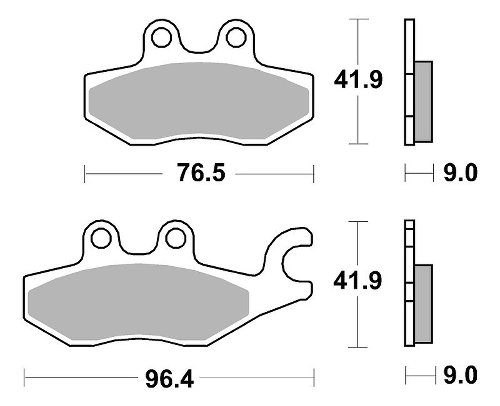 SBS Bremsbelag Carbon Tech