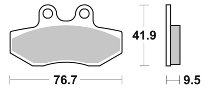 SBS Bremsbelag Carbon Tech