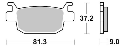 SBS Bremsbelag Street Ceramic