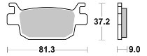 SBS Bremsbelag Street Ceramic