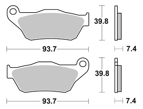 SBS Bremsbelag Street Ceramic