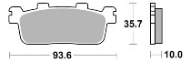 SBS Bremsbelag Carbon Tech