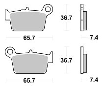 SBS Bremsbelag Carbon Tech