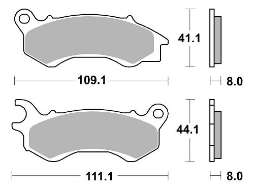 SBS Bremsbelag Street Ceramic