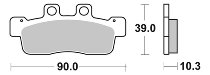 SBS Bremsbelag Carbon Tech