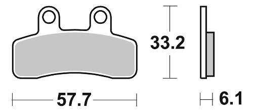 SBS Bremsbelag Carbon Tech