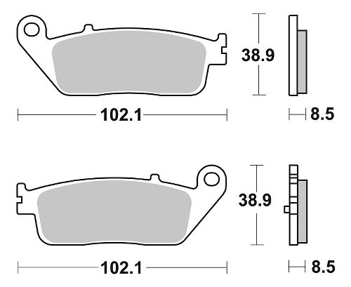 SBS Bremsbelag Carbon Tech