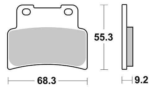 SBS Bremsbelag Carbon Tech