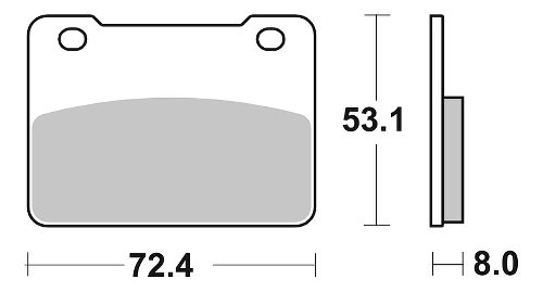 SBS Bremsbelag Street Ceramic