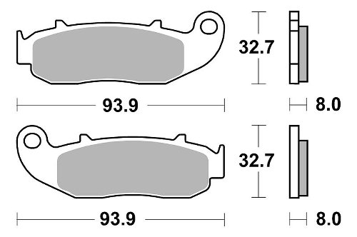 SBS Bremsbelag Street Ceramic