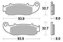 SBS Bremsbelag Street Ceramic