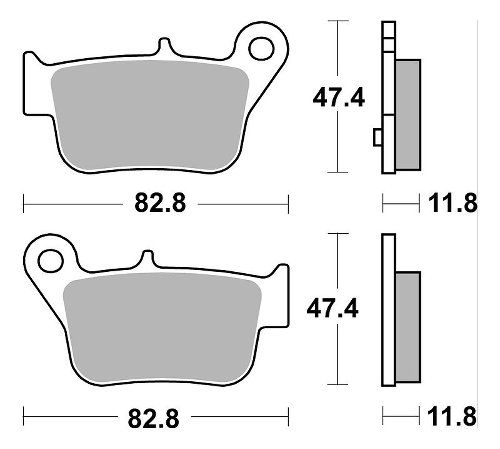 SBS Bremsbelag Street Ceramic